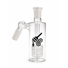 HONEYBEE HERB MATRIX PERC GLASS CYLINDER ASH CATCHER - Discreet Smoker