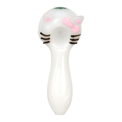 SeshGear Cute Kitty Glass Spoon Pipe - 4"