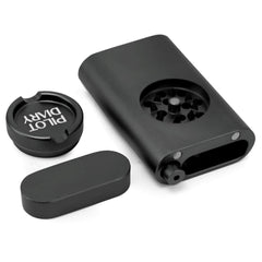 One Hitter Dugout With Grinder - Discreet Smoker