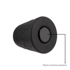 Ooze Blaster Silicone Glass 4-in-1 Hybrid Water Pipe and Dab Straw - Discreet Smoker