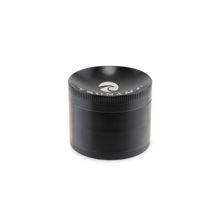 Tsunami Sunken Top 50mm 4-Piece Grinder, Black