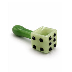DICE DESIGN GLASS HAND PIPE