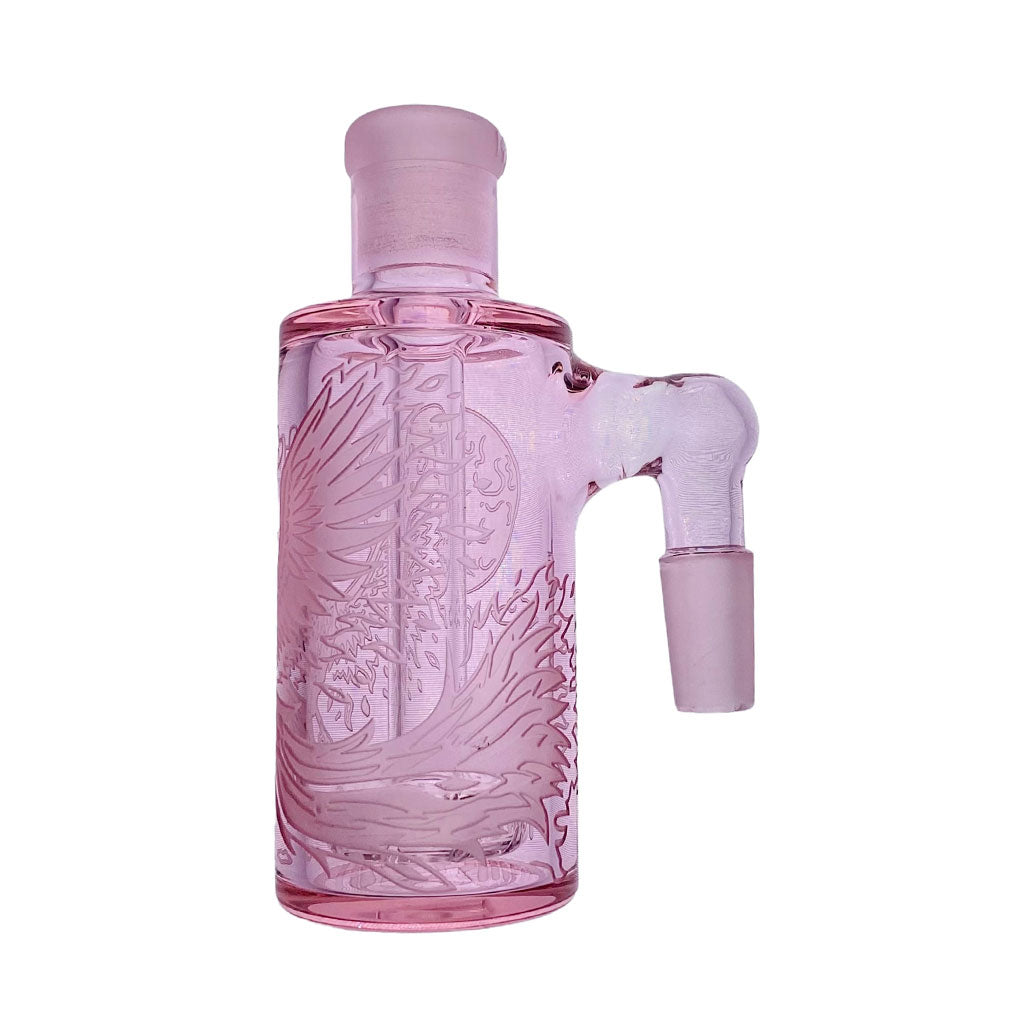 MILKYWAY PHOENIX SANDBLASTED SHOWERHEAD DIFFUSER WET ASH CATCHER - Discreet Smoker