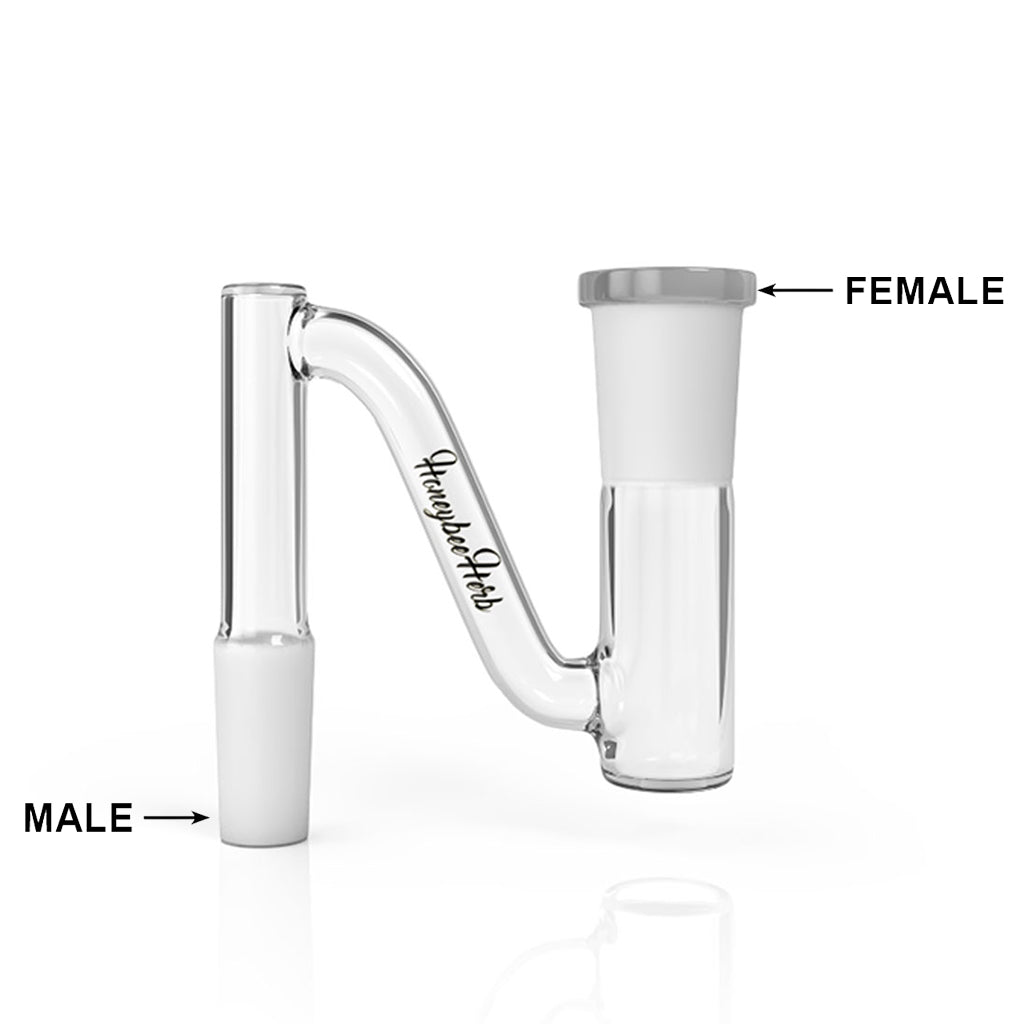 MINI GOOSE NECK GLASS DROP DOWN Adapter - Discreet Smoker