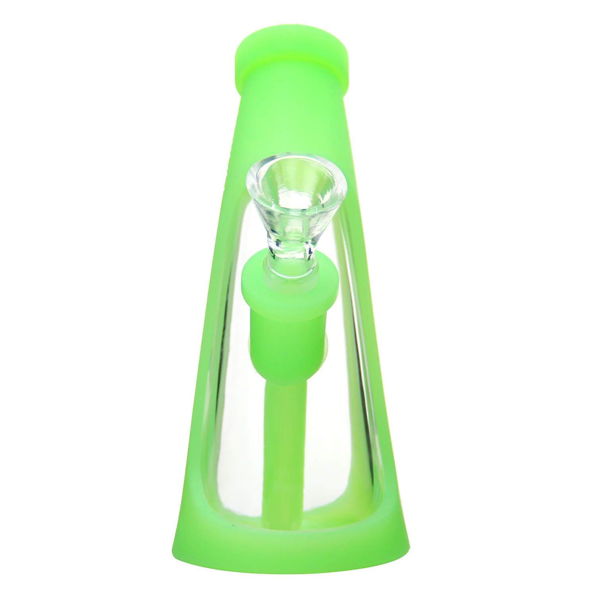 Mini Horn Glow In The Dark Bong - Discreet Smoker