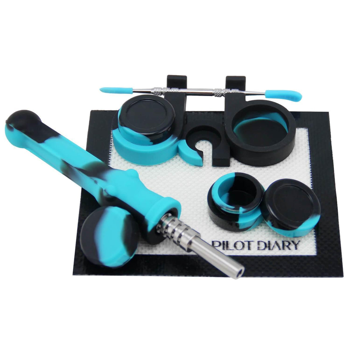 Silicone Dab Straw Kit 6.5" - Discreet Smoker