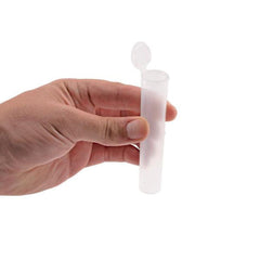 Loud Lock 95mm Plastic Joint Tubes - 1000ct - Clear - Discreet Smoker