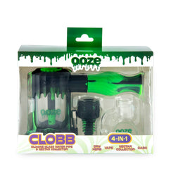 Ooze Clobb Silicone Water Pipe and Dab Straw - Discreet Smoker