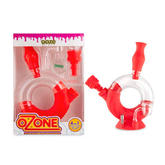 Ooze Ozone Silicone Water Pipe and Dab Straw - Discreet Smoker