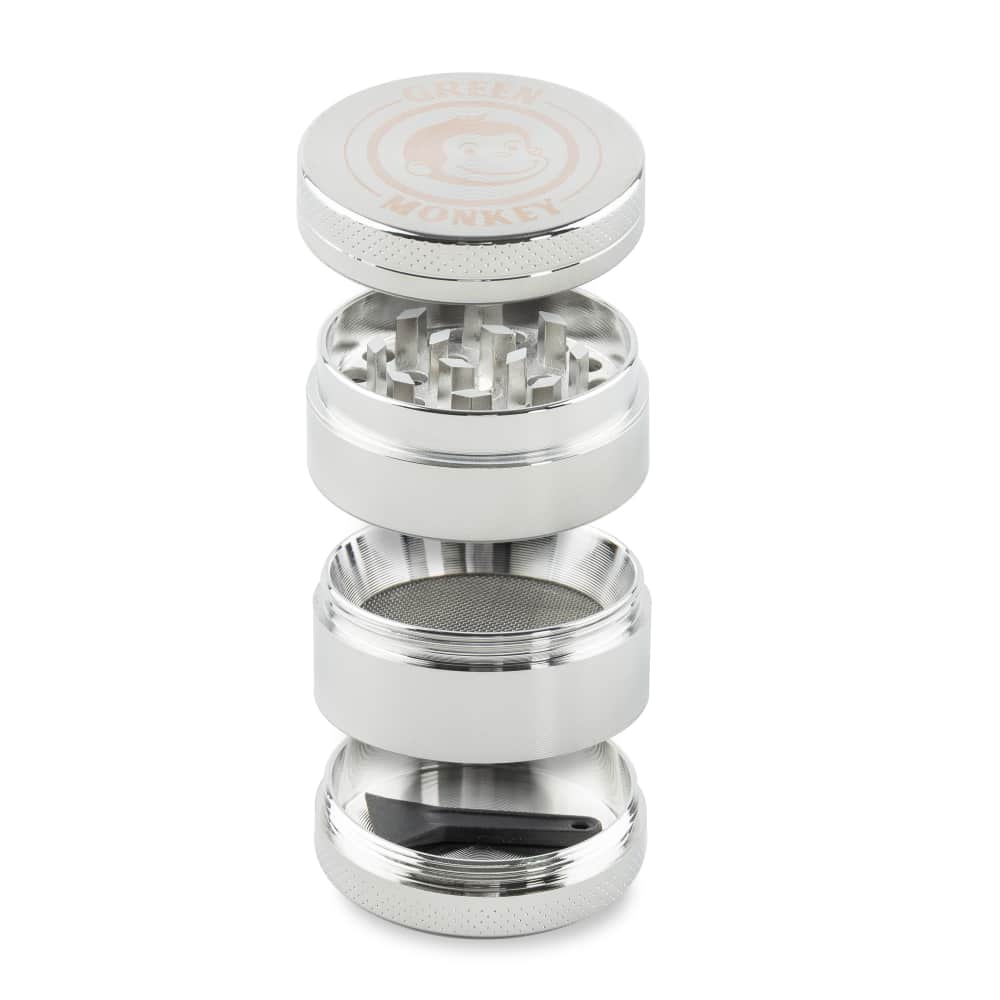 Green Monkey Grinder - Capuchin 4pc - 40mm - Discreet Smoker