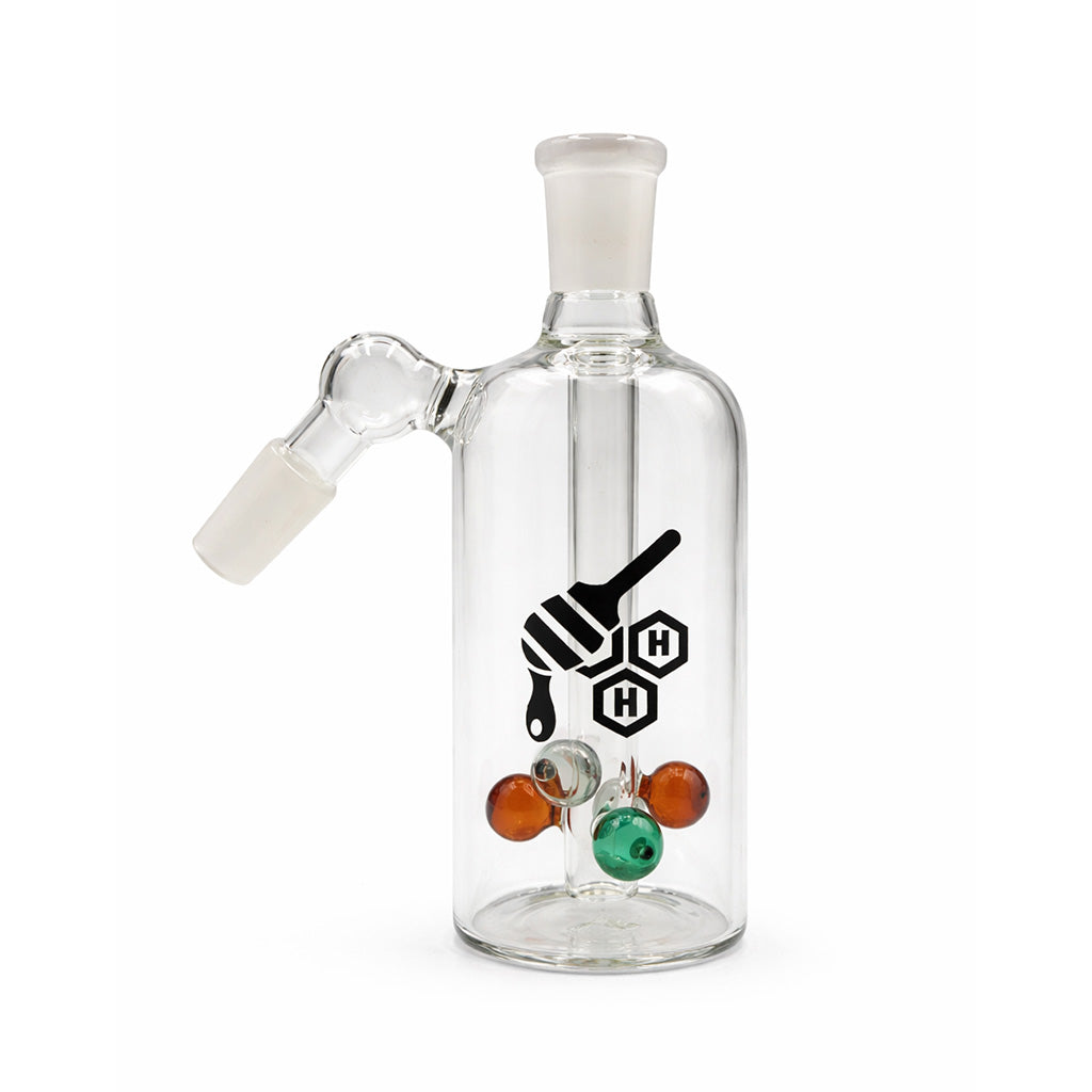 HONEYBEE HERB MULTI ORB BALL PERC ASH CATCHER - Discreet Smoker