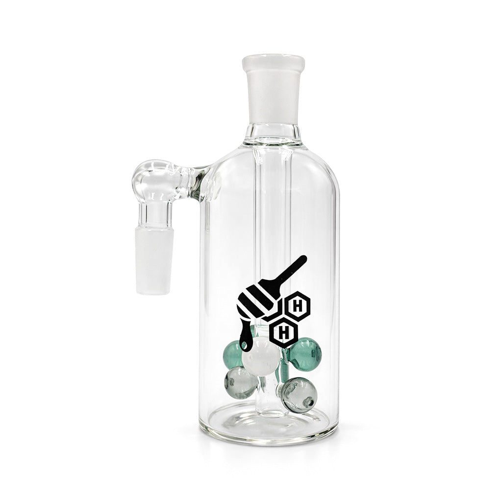 HONEYBEE HERB MULTI ORB BALL PERC ASH CATCHER - Discreet Smoker