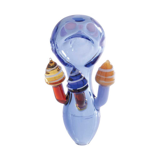 MUSHROOM CHARACTER GLASS HAND PIPE - Discreet Smoker