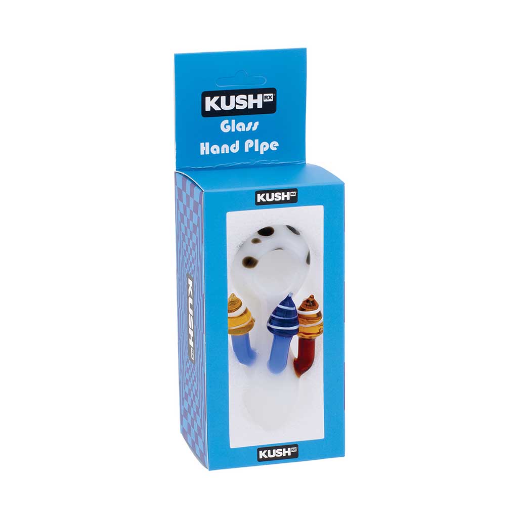 MUSHROOM CHARACTER GLASS HAND PIPE - Discreet Smoker