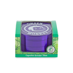 Green Monkey Grinder - Capuchin 4pc - 75mm - Discreet Smoker