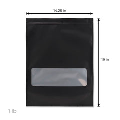 Loud Lock 1 Pound Mylar Smell Proof Vacuum Seal Bags – 100ct - Discreet Smoker