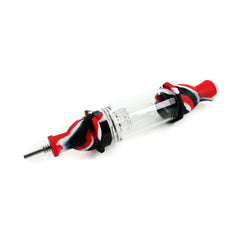 Silicone Nectar Collector Dab Straw with Water Filter - Discreet Smoker