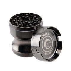 Green Monkey Grinder - Chacma 4pc with Ashtray - 63mm - Discreet Smoker