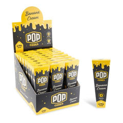 Pop Cones King Size Unbleached 3pk Cones - 24ct Display