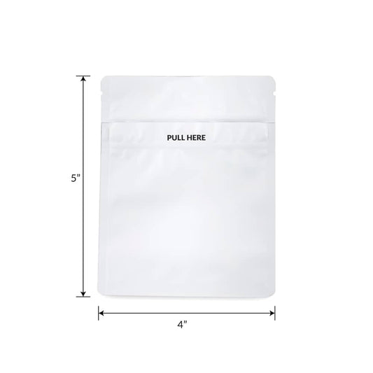 Loud Lock 1/8 Grip N Pull Mylar Smell Proof Child Safe Vacuum Seal Bags - 1,000 Count - Discreet Smoker