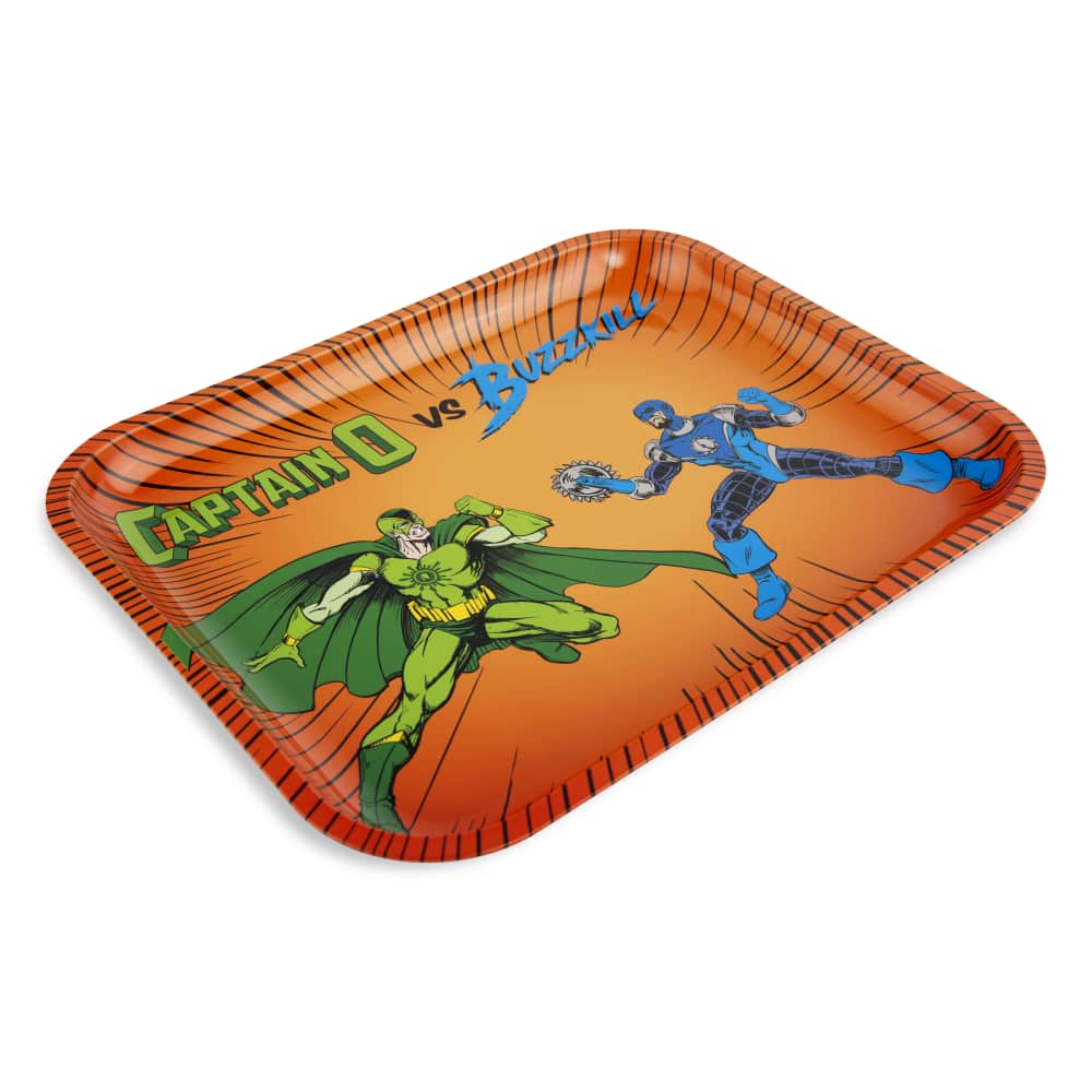 Ooze Rolling Tray - Metal - Large - Discreet Smoker