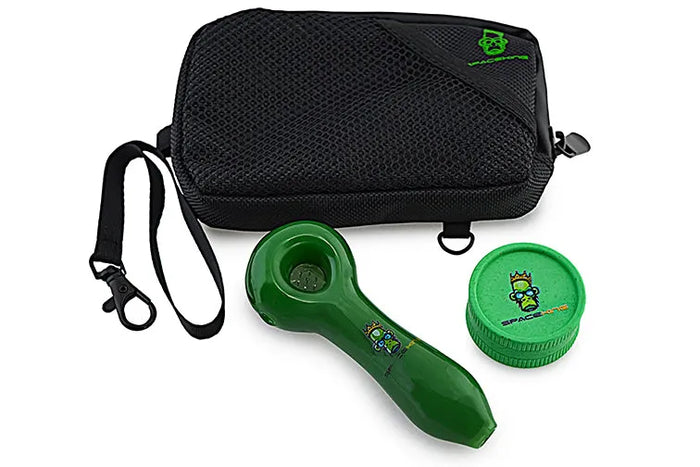 Space King Smell-Proof Pipe Kit, Green