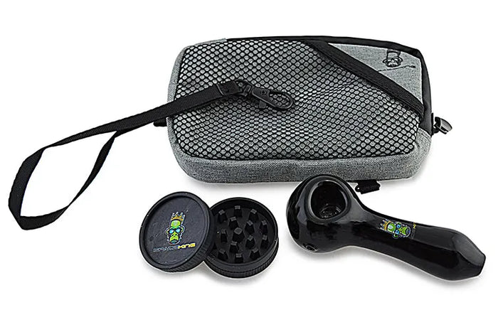 Space King Smell-Proof Pipe Kit, Black
