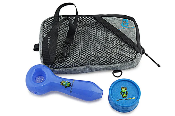 Space King Smell-Proof Pipe Kit, Blue