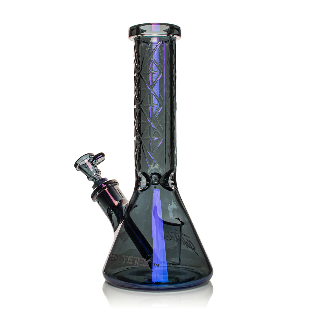Gear Premium 12" Sidekick Beaker (Terminator Finish) Water Pipe - Discreet Smoker