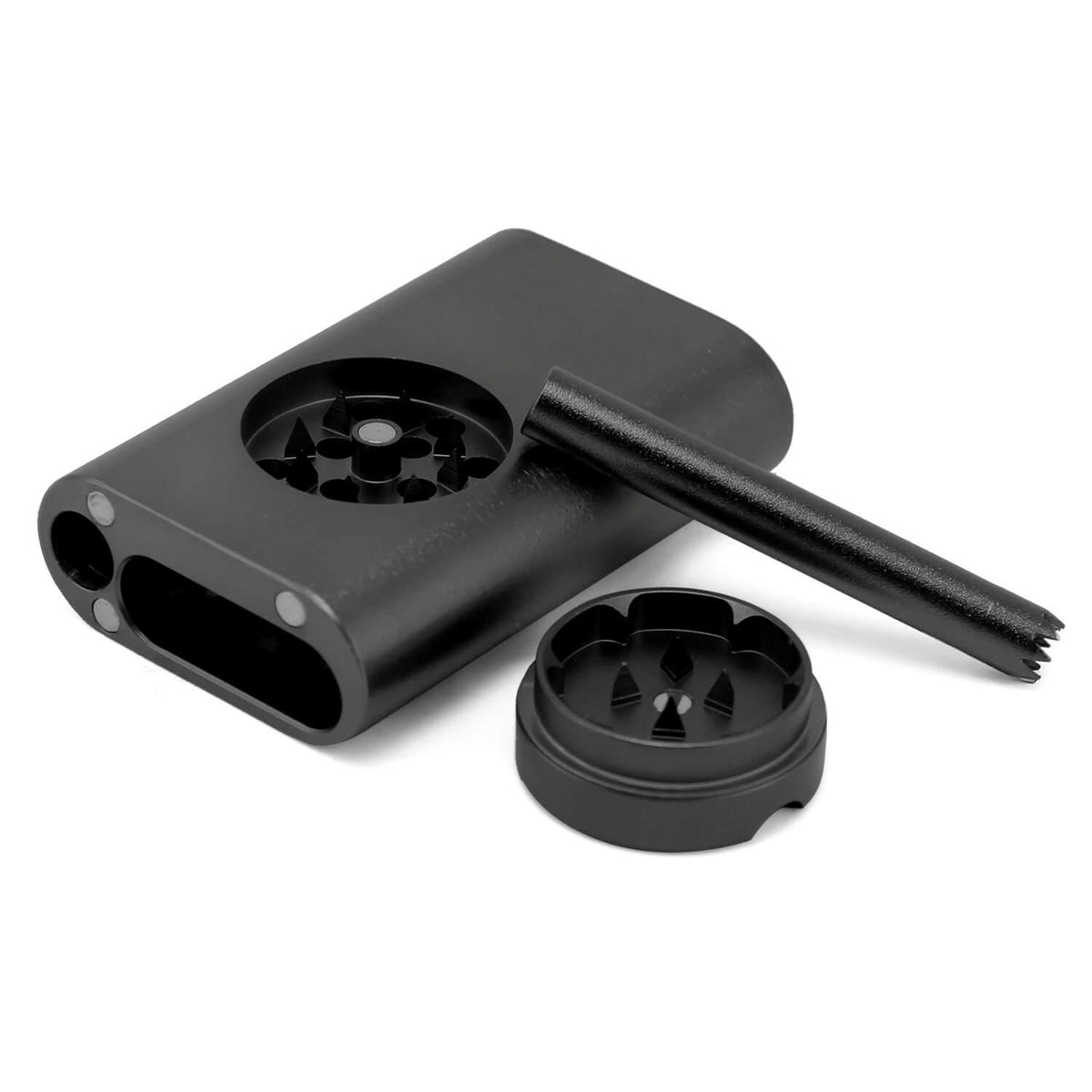 One Hitter Dugout With Grinder - Discreet Smoker