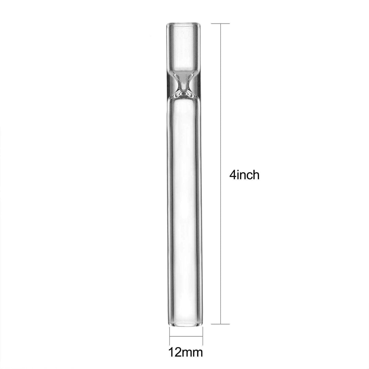 Glass One Hitter Metal Screen - Discreet Smoker
