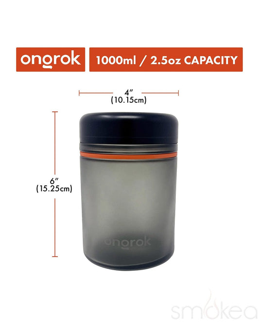 ONGROK 1000ml Glass Storage Jar - Discreet Smoker
