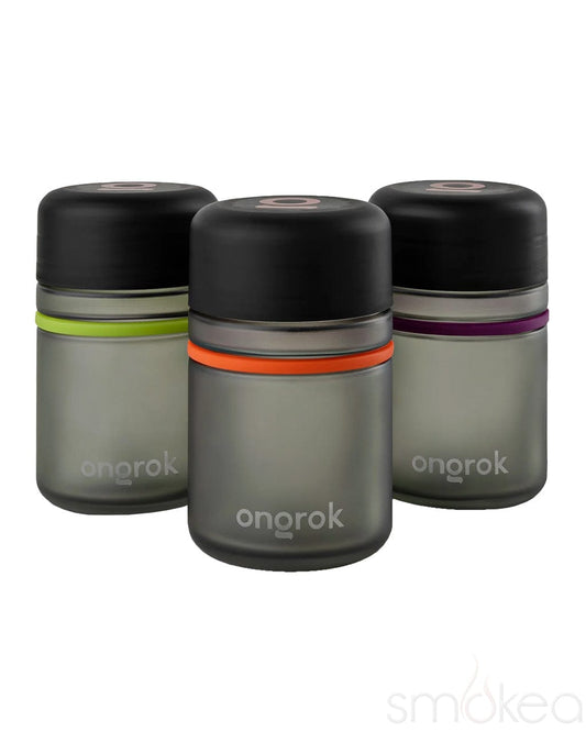 ONGROK 180ml Glass Storage Jars (3-Pack) - Discreet Smoker