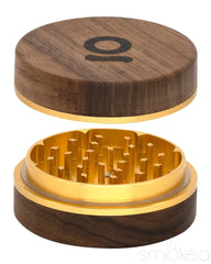 ONGROK 2-Piece Walnut Grinder - Discreet Smoker