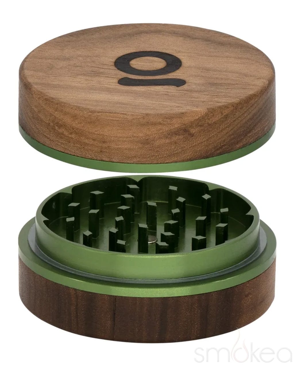 ONGROK 2-Piece Walnut Grinder - Discreet Smoker