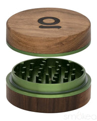 ONGROK 2-Piece Walnut Grinder - Discreet Smoker