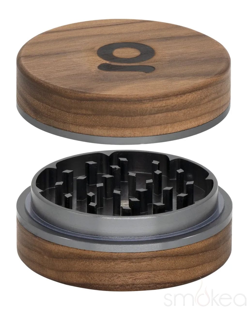 ONGROK 2-Piece Walnut Grinder - Discreet Smoker
