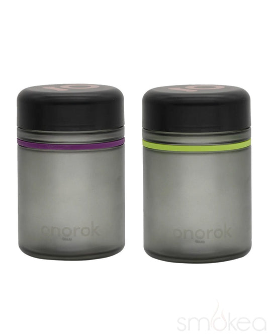 ONGROK 500ml Glass Storage Jars (2-Pack) - Discreet Smoker