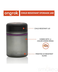 ONGROK 500ml Glass Storage Jars (2-Pack) - Discreet Smoker