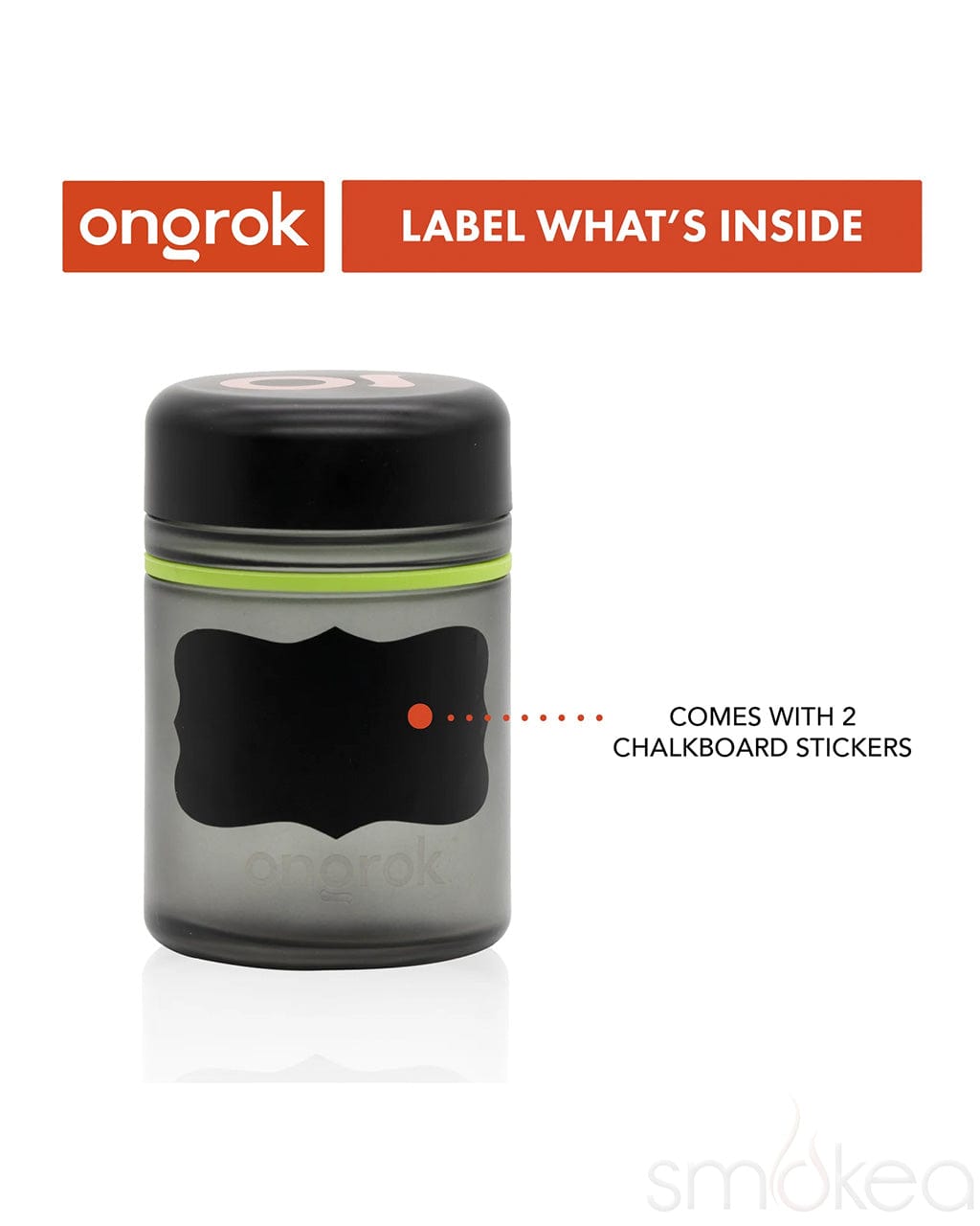 ONGROK 500ml Glass Storage Jars (2-Pack) - Discreet Smoker