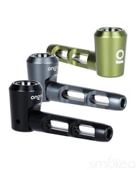 ONGROK Aluminum & Glass Spoon Pipe - Discreet Smoker