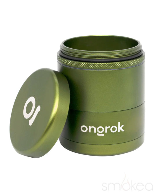 ONGROK Flower Petal Toothless Aluminum Storage Grinder - Discreet Smoker