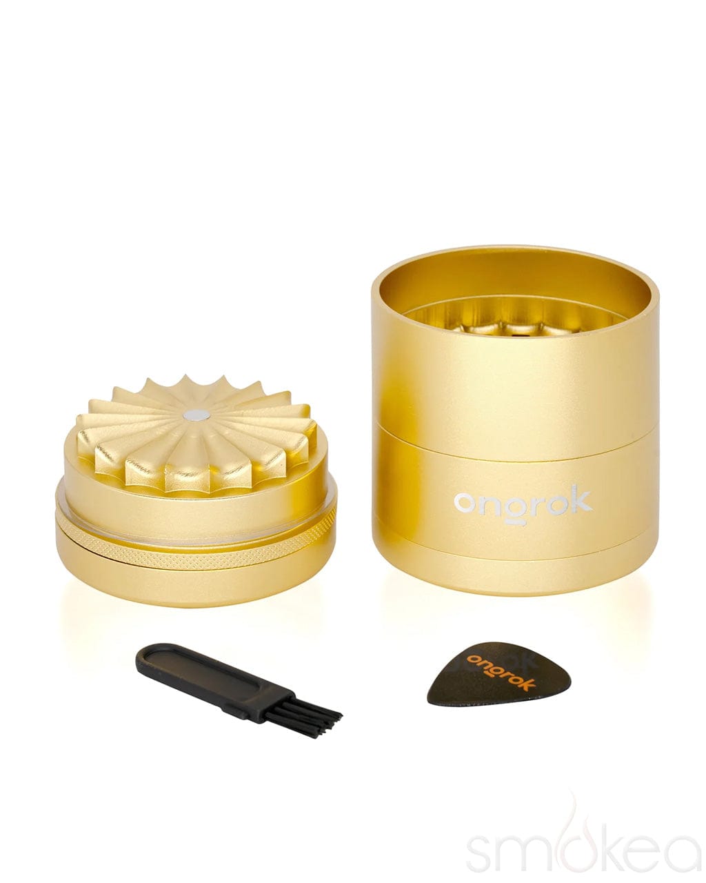 ONGROK Flower Petal Toothless Aluminum Storage Grinder - Discreet Smoker