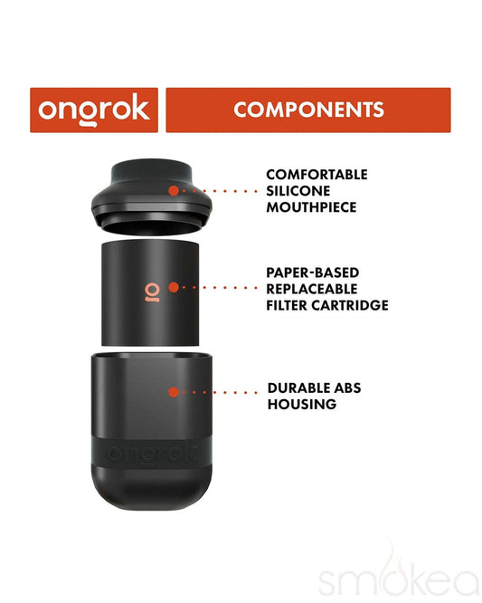 ONGROK Personal Air Filter w/ Replaceable Cartridges - Discreet Smoker