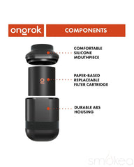 ONGROK Personal Air Filter w/ Replaceable Cartridges - Discreet Smoker