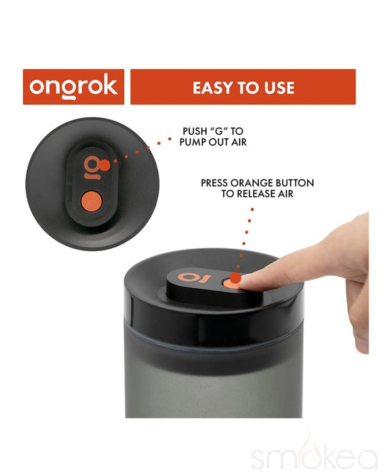 ONGROK Vacuum Pump Storage Jar - Discreet Smoker