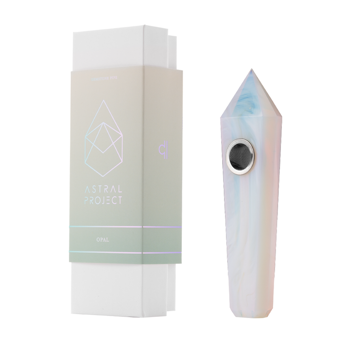 Gemstone Pipe, Opalite
