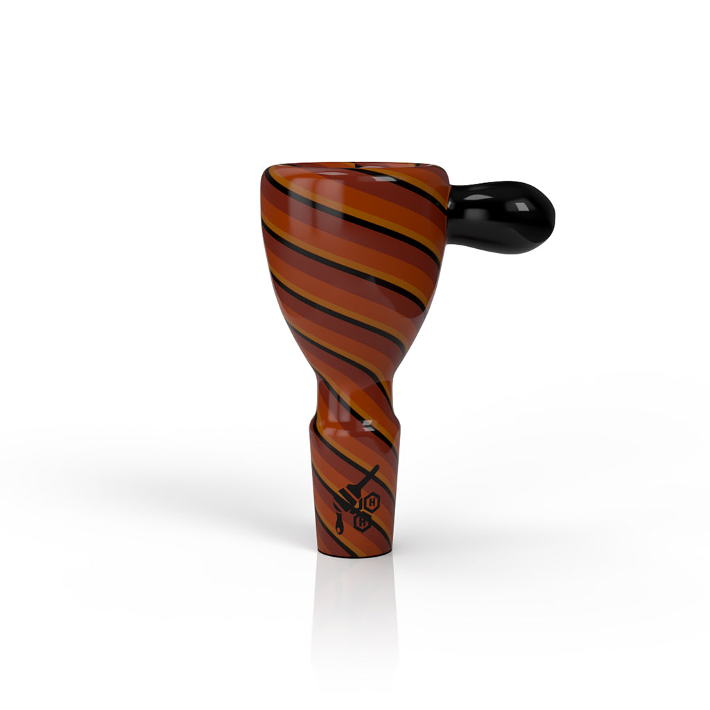 WIG WAG STRIPPED BONG BOWL PIECES - Discreet Smoker