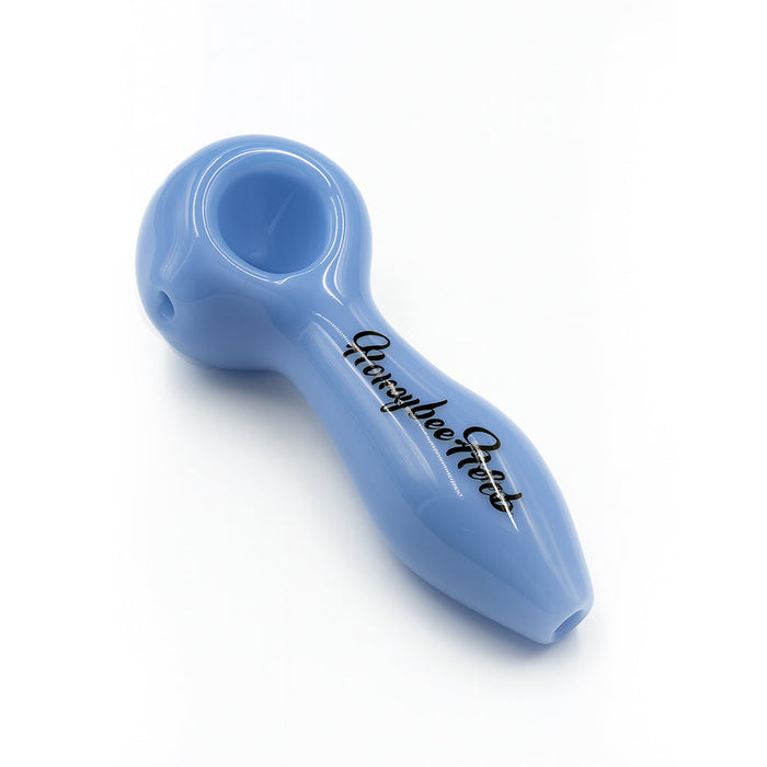 Original Hand Pipe Spoon, Milk Blue