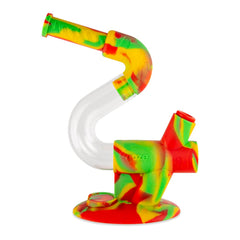 Ooze Swerve Silicone Water Pipe - Discreet Smoker